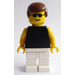 LEGO Paradisa Male met Sunglasses, Zwart Top en Wit Poten minifiguur