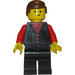 LEGO Paramedico Chief con 3 Rosso Pulsanti Maglietta Minifigure