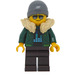 LEGO Passenger met Fur Collar - Male minifiguur