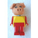 LEGO Patricia Pig Fabuland Figuur