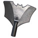 LEGO Pearl Dark Gray Batarang with one Bar at bottom