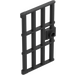 LEGO Pearl Dark Gray Door 1 x 4 x 6 with Bars (60621)