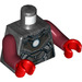 LEGO Gris foncé nacré Iron Man Blazer Armor Minifig Torse (973 / 76382)