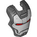 LEGO Pearl Dark Gray Iron Man Visor with War Machine Mask (106177)