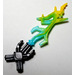 LEGO Perle dunkelgrau Marbled Lightning Waffe (98588)