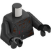 LEGO Pearl Dark Gray Marrok Minifig Torso (973 / 76382)