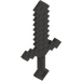 LEGO Pearl Dark Gray Minecraft Sword (18787)