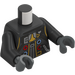 LEGO Pearl Dark Gray Minifig Torso (973)