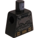 LEGO Perle dunkelgrau Minifig Torso ohne Arme mit Batman Armor (973)