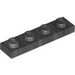 LEGO Pearl Dark Gray Plate 1 x 4 (3710)