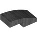 LEGO Pearl Dark Gray Slope 1 x 2 Curved (3593 / 11477)