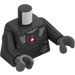 LEGO Pearl Dark Gray War Machine Minifig Torso (973 / 76382)