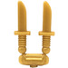 LEGO Pearl Gold 2 Knives on Sprue (44658 / 70749)