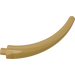 LEGO Pearl Gold Animal Tail End Section (40379)