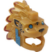 LEGO Pearl Gold Aztec Jaguar Head Cover