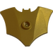 LEGO Pearl Gold Bat shield narrow with stud