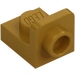 LEGO Oro perlato Staffa 1 x 1 con 1 x 1 Piastra Su (36840)