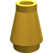 LEGO Pearl Gold Cone 1 x 1 without Top Groove (4589)