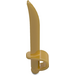 LEGO Pearl Gold Cutlass (Sword) (2530)