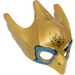 LEGO Pearl Gold Eagle Mask with Blue Eye Circles (12549 / 12853)