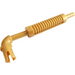 LEGO Pearl Gold Exhaust Pipe with Technic Pin and Flat End (14682 / 65571)