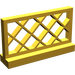 LEGO Pearl Gold Fence 1 x 4 x 2 Lattice (3185)