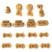 LEGO Parelmoer goud Friends Dier Accessoires (92355 / 96392)