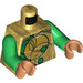 LEGO Pearl Gold Gilgamesh Minifig Torso (973 / 76382)