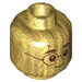 LEGO Pearl Gold Harry Potter (20 Year Anniversary) Minifigure Head (Recessed Solid Stud) (3626 / 81826)