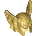 LEGO Pearl Gold Helmet with Swept Wings (18936)