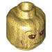 LEGO Pearl Gold Lord Voldemort (20 Year Anniversary) Minifigure Head (Recessed Solid Stud) (3626 / 79725)