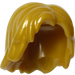 LEGO Pearl Gold Mid-Length Tousled Hair with Center Parting (8281 / 88283)