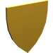 LEGO Pearl Gold Minifig Shield Triangular (3846)