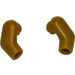 LEGO Pearl Gold Minifigure Arms (Left and Right Pair)