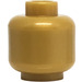 LEGO Pearl Gold Minifigure Head (Recessed Solid Stud) (3274 / 3626)