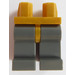 LEGO Oro perlato Minifigure Fianchi con Dark Stone Grigio Gambe (73200 / 88584)