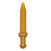 LEGO Pearl Gold Minifigure Short Sword with Thick Crossguard (18034)