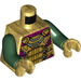 LEGO Perlgold Mysterio Minifig Torso (973 / 76382)