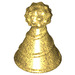 LEGO Pearl Gold Party Hat (24131)