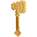 LEGO Pearl Gold Pixelated Axe (18788)