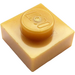 LEGO Pearl Gold Plate 1 x 1 (3024)