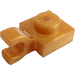 LEGO Pearl Gold Plate 1 x 1 with Horizontal Clip (Flat Fronted Clip) (6019)