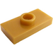 LEGO Parelmoer Goud Plaat 1 x 2 met 1 Stud (met Groef) (3794 / 15573)
