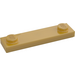 LEGO Pearl Gold Plate 1 x 4 with Two Studs with Groove (41740)