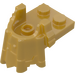 LEGO Or perlé assiette 2 x 2 avec Minifigure Beard (15440)