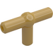 LEGO Pearl Gold Pneumatic Tee with Reinforced Connection (4697)