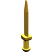 LEGO Parelmoer goud Roman Kort Zwaard met smalle pareerstang (95673)