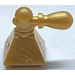 LEGO Or perlé Scala Perfume Bouteille avec Triangulaire Base