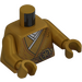 LEGO Perłowe Złoto Sensei Wu - Golden Minifigurka Tułów (973 / 76382)