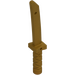 LEGO Pearl Gold Short Sword (Katana) (5644)